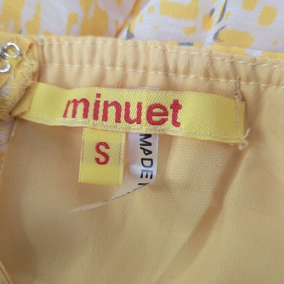 Minuet Yellow Sundress NWOT Women's Size Small - Picture 7 of 7